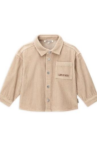 Chemise bébé en velours côtelé Super Baby