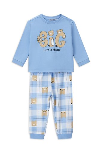 Pyjama bébé garçon bonne nuit, col ML, pyjama en coton
