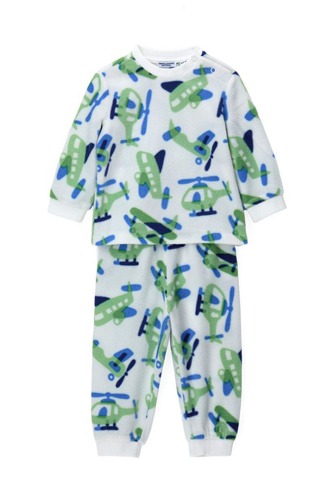 Pyjama bébé garçon bonne nuit, col ML