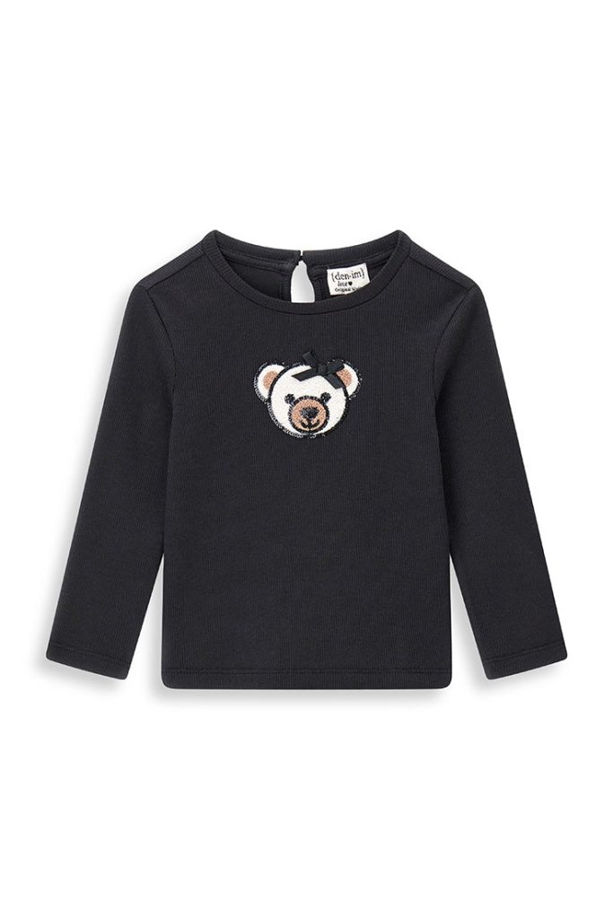 T-shirt Capsule Denim pour bébé fille ML Chemises et hauts