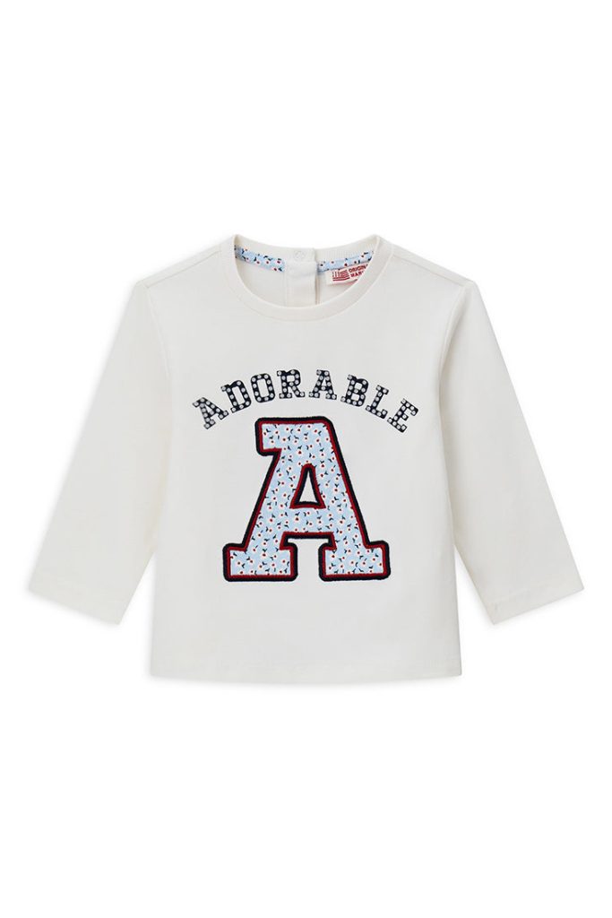 T-shirt bébé fille « Rentrée des classes » ML Chemises et hauts 2