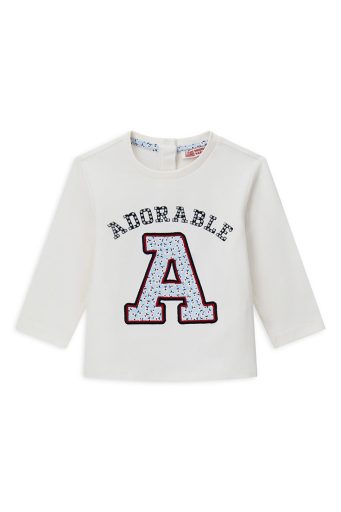 T-shirt bébé fille « Rentrée des classes » ML Chemises et hauts 2