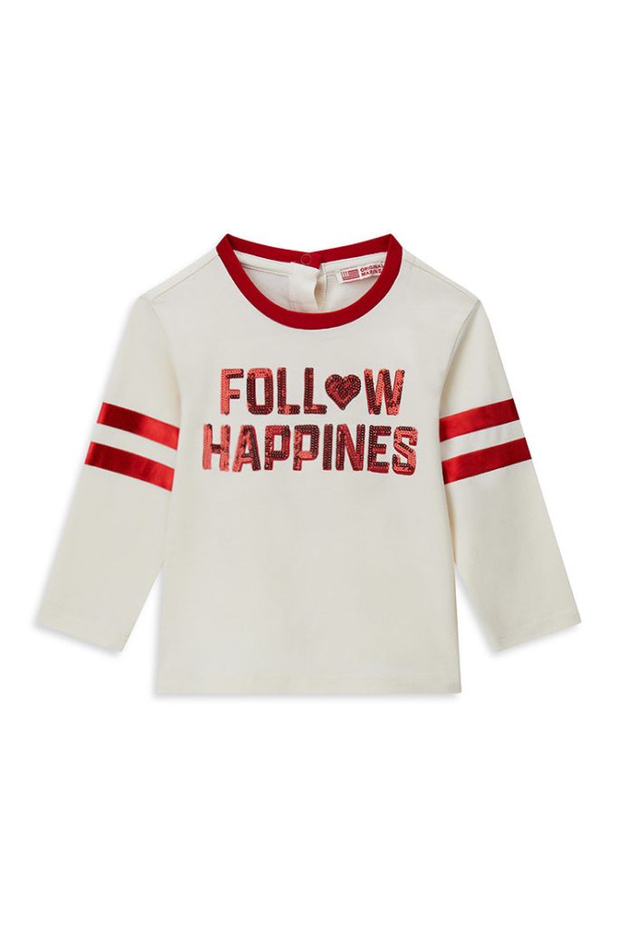 T-shirt bébé fille « Rentrée des classes » ML Chemises et hauts 3