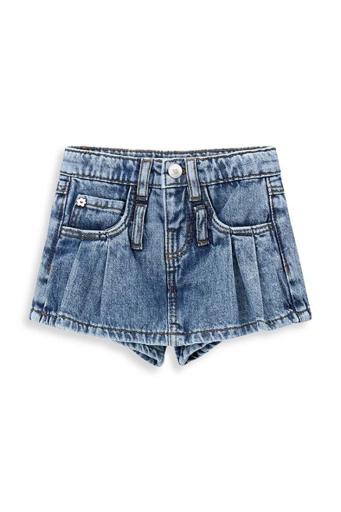 Bermuda en jean pour bébé fille de la rentrée