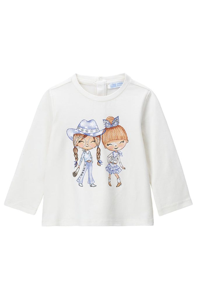 T-shirt bébé fille Texas Baby ML Chemises et hauts 1