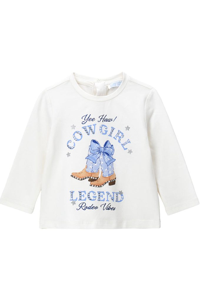 T-shirt bébé fille Texas Baby ML Chemises et hauts 3