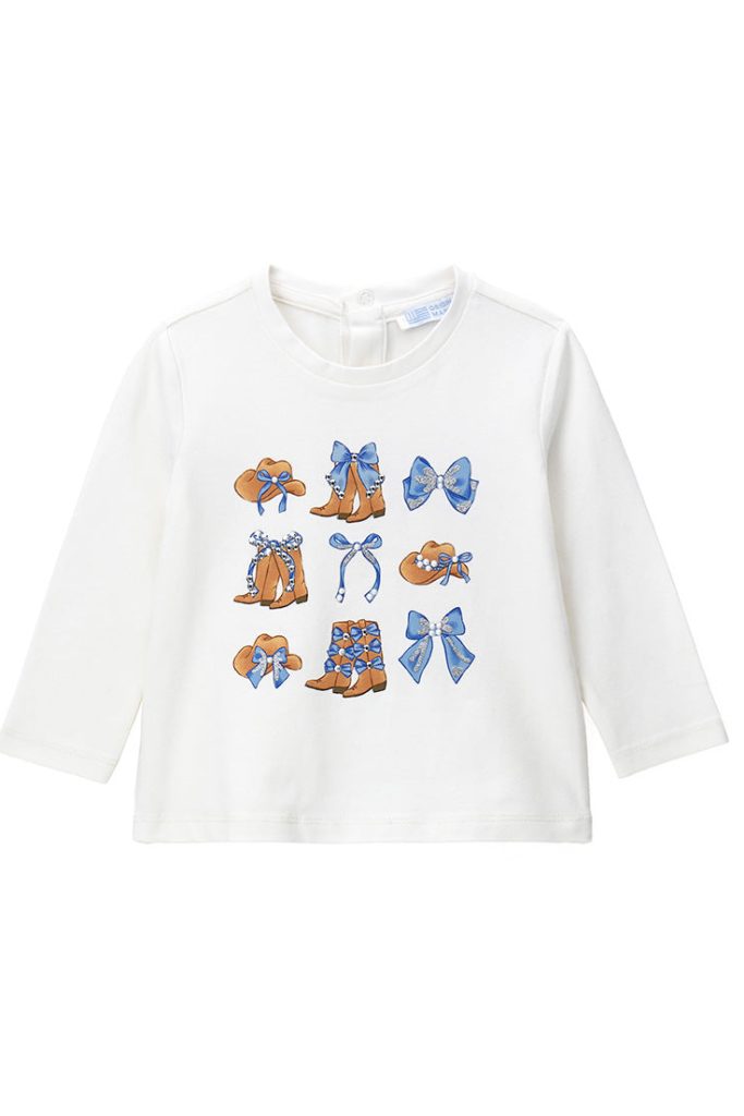 T-shirt bébé fille Texas Baby ML Chemises et hauts 4