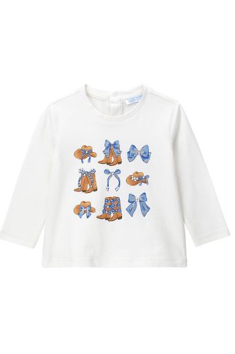 T-shirt bébé fille Texas Baby ML Chemises et hauts 4