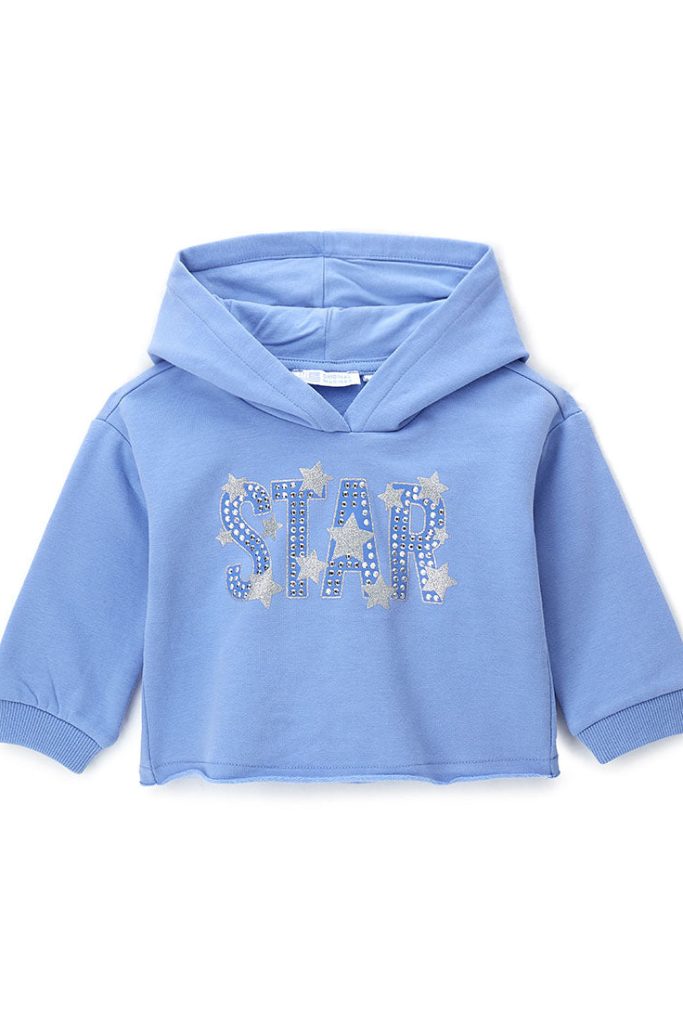 Sweat-shirt à capuche pour bébé fille Texas Baby, chemises et hauts
