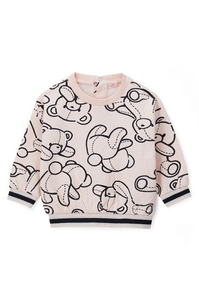 Sweat-shirt Teddy Baby Girl avec col, chemises et hauts 1