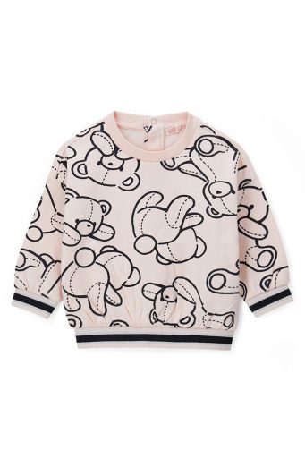 Sweat-shirt Teddy Baby Girl avec col, chemises et hauts 1