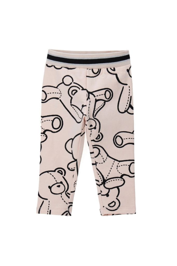 Pantalon legging en tricot pour bébé fille Teddy 2