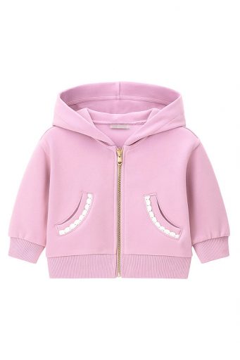 Sweat-shirt à capuche ouverte pour bébé fille Twilight – Chemises et hauts