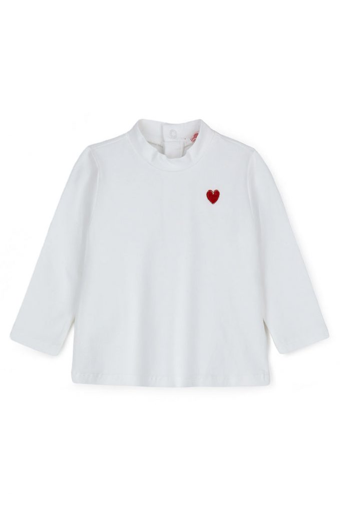 T-shirt de fête en jersey pour bébé fille