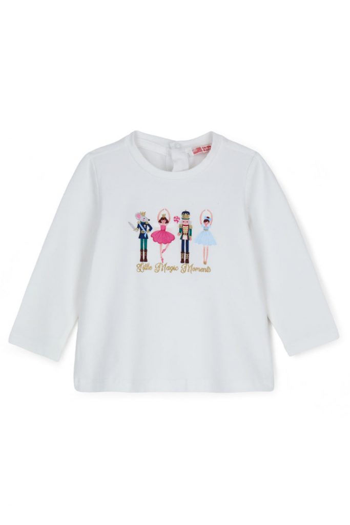 T-shirt de fête en jersey pour bébé fille