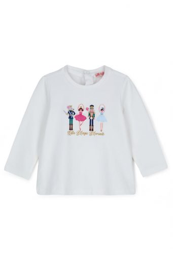 T-shirt de fête en jersey pour bébé fille