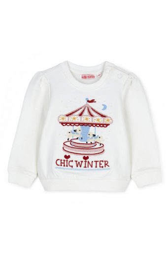 Haut polaire de fête pour bébé fille