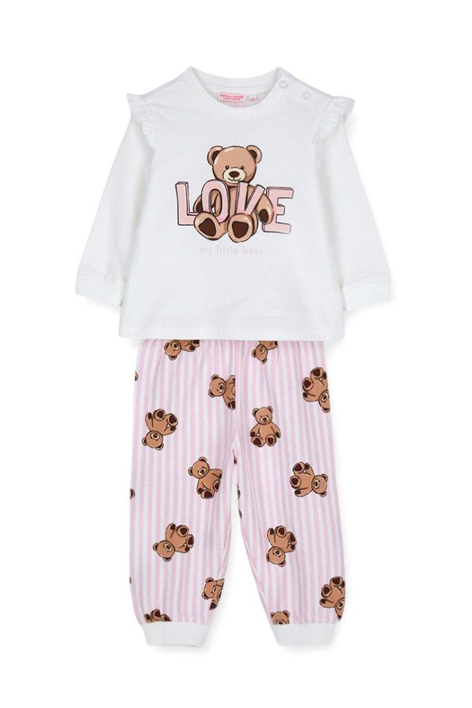 Pyjama Bonne Nuit Bébé Fille Col ML Pyjama 4