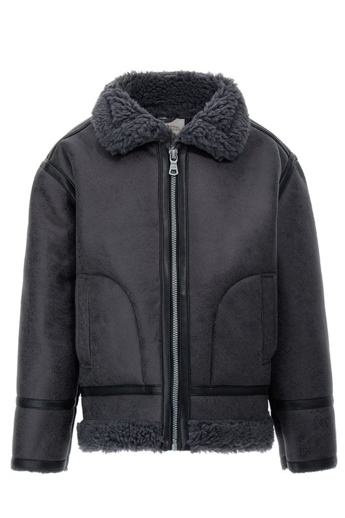 Vestes Garçon Veste Effet Cuir Manteaux et Vestes