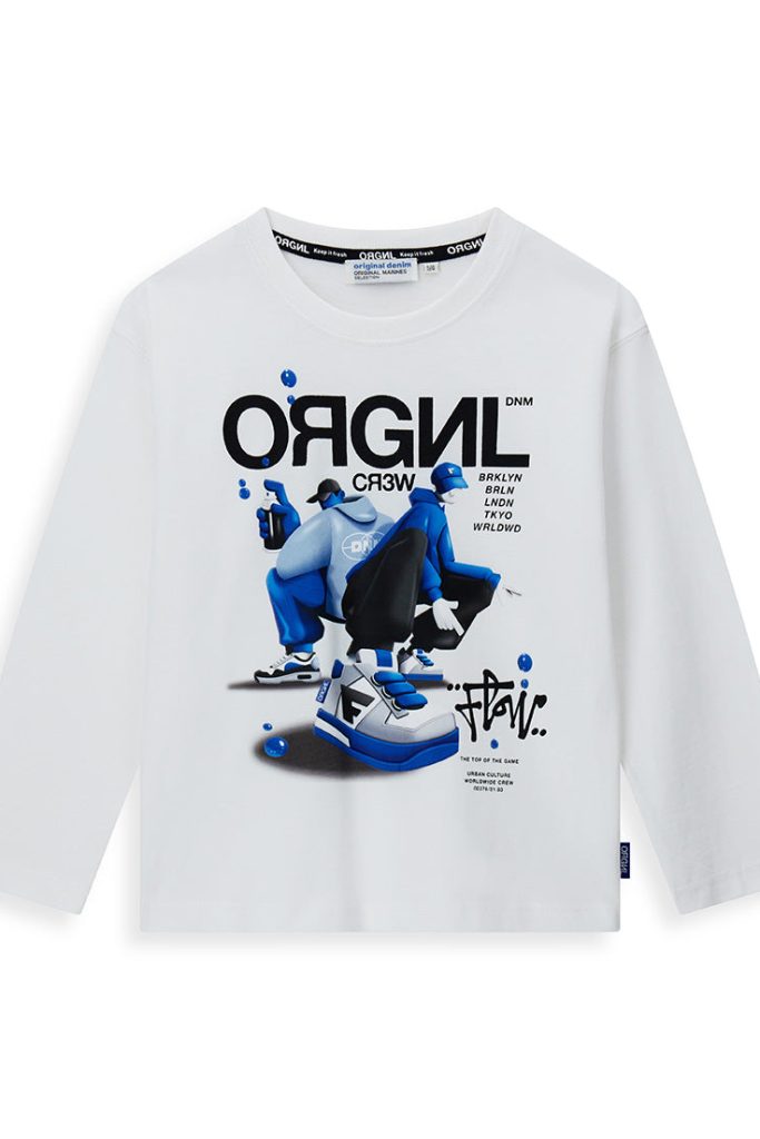Capsule Denim Boy T-Shirt ML Chemises et hauts 1