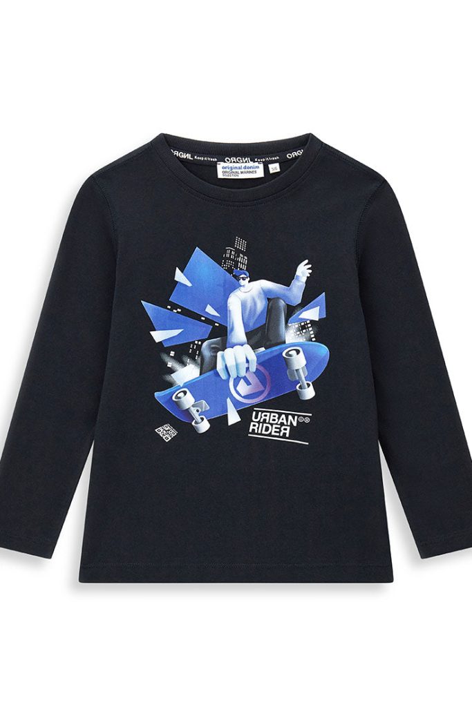 Capsule Denim Boy T-Shirt ML Chemises et hauts 2