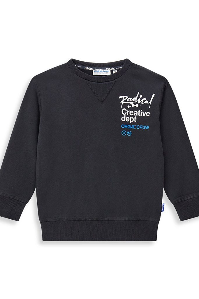 Sweat-shirt Capsule Denim Boy avec col, chemises et hauts