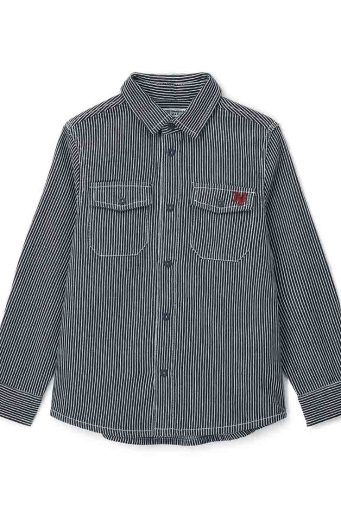 Chemises et hauts teints en fil pour garçon, motif « Back To School » (ML)