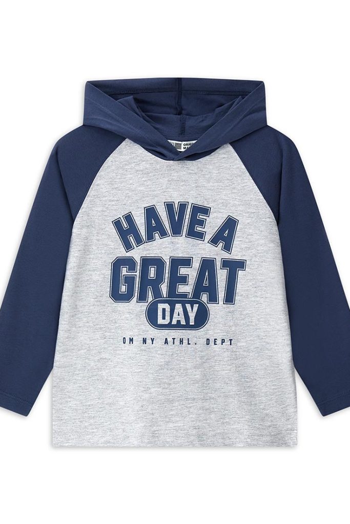 T-shirt garçon de la rentrée avec sweat à capuche et hauts