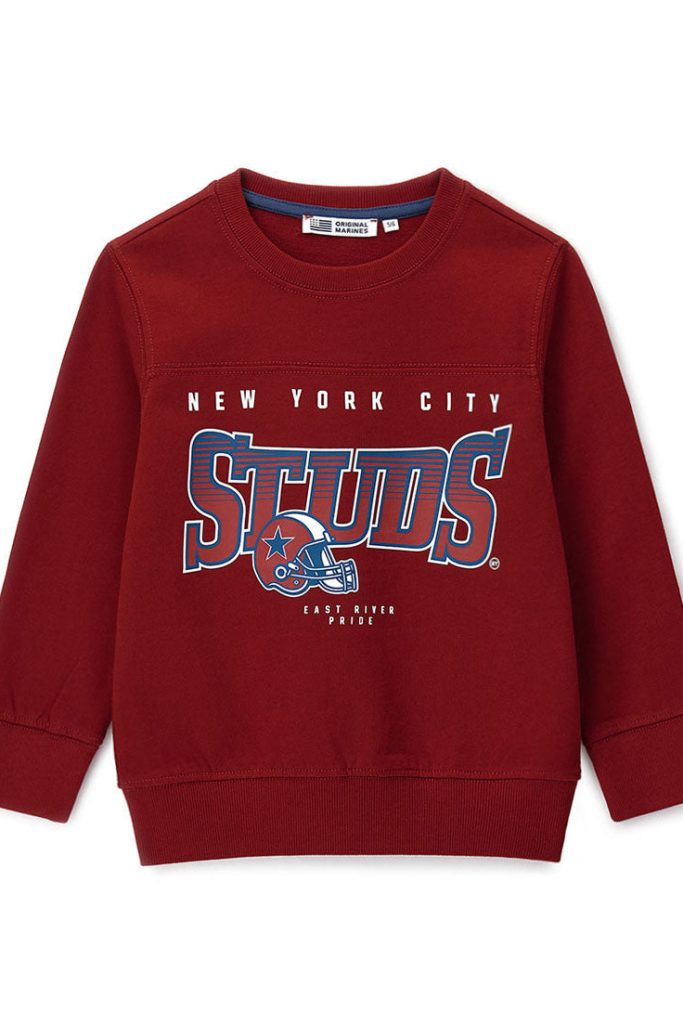 Sweat-shirt garçon de retour à l’école avec chemises à col et hauts 1