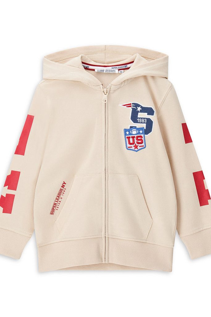 Sweat-shirt à capuche ouverte pour garçon, chemises et hauts pour la rentrée scolaire