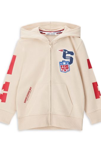 Sweat-shirt à capuche ouverte pour garçon, chemises et hauts pour la rentrée scolaire