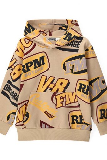 Sweat-shirt Garage Boy à capuche – Chemises et hauts 1