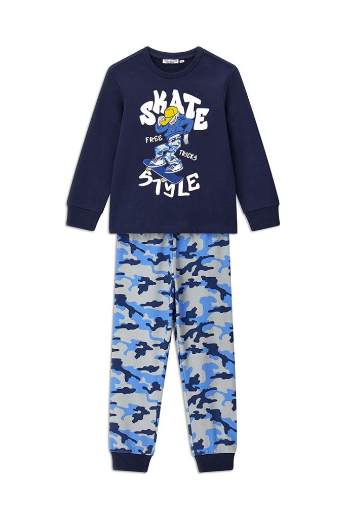 Pyjama Good Night Boy à col ML 1