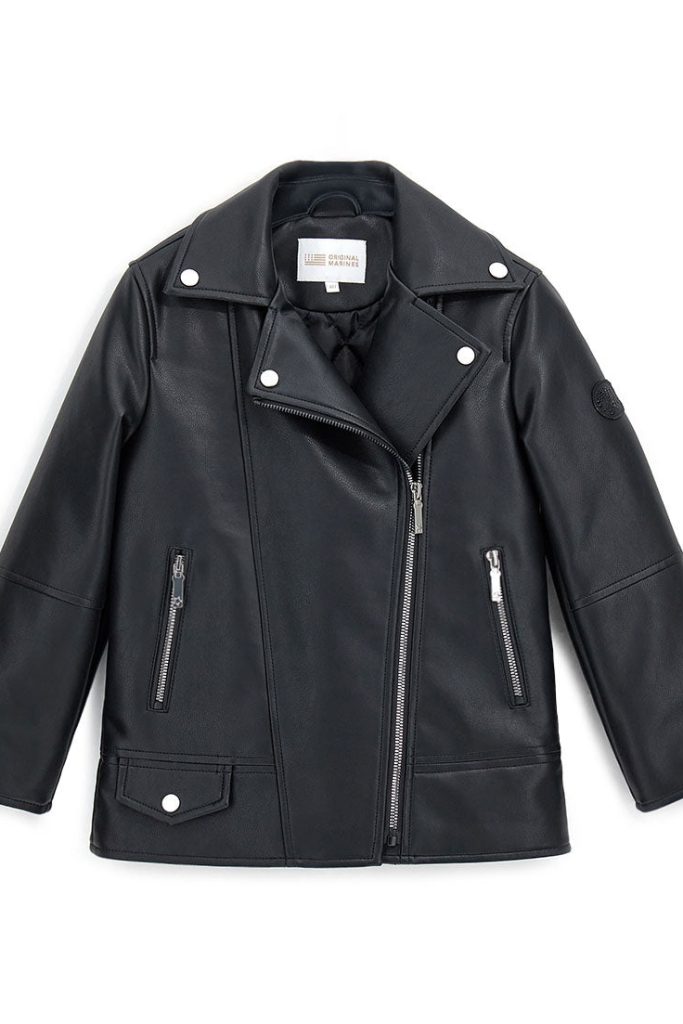 Vestes Fille Veste Effet Cuir Manteaux & Vestes 1