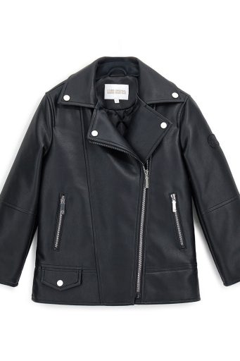Vestes Fille Veste Effet Cuir Manteaux & Vestes 1