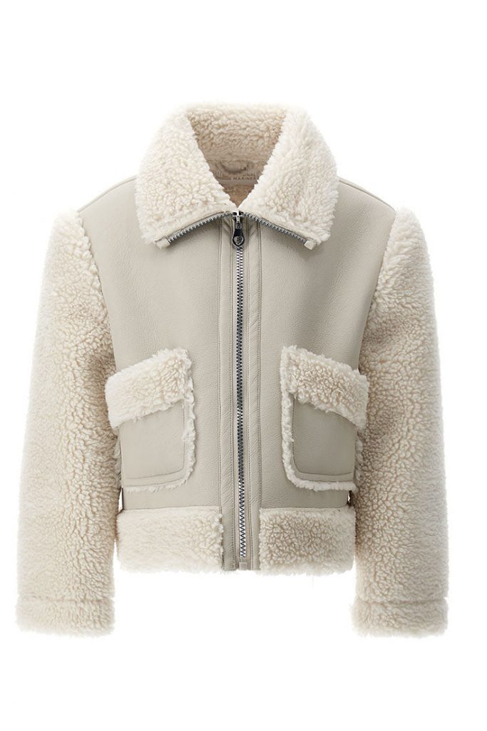 Vestes pour fille, vestes et manteaux effet cuir 3