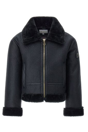 Vestes Fille Veste Effet Cuir Manteaux & Vestes 2