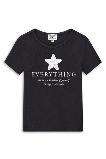 T-shirt Capsule Denim Girl MM Chemises et hauts décorés