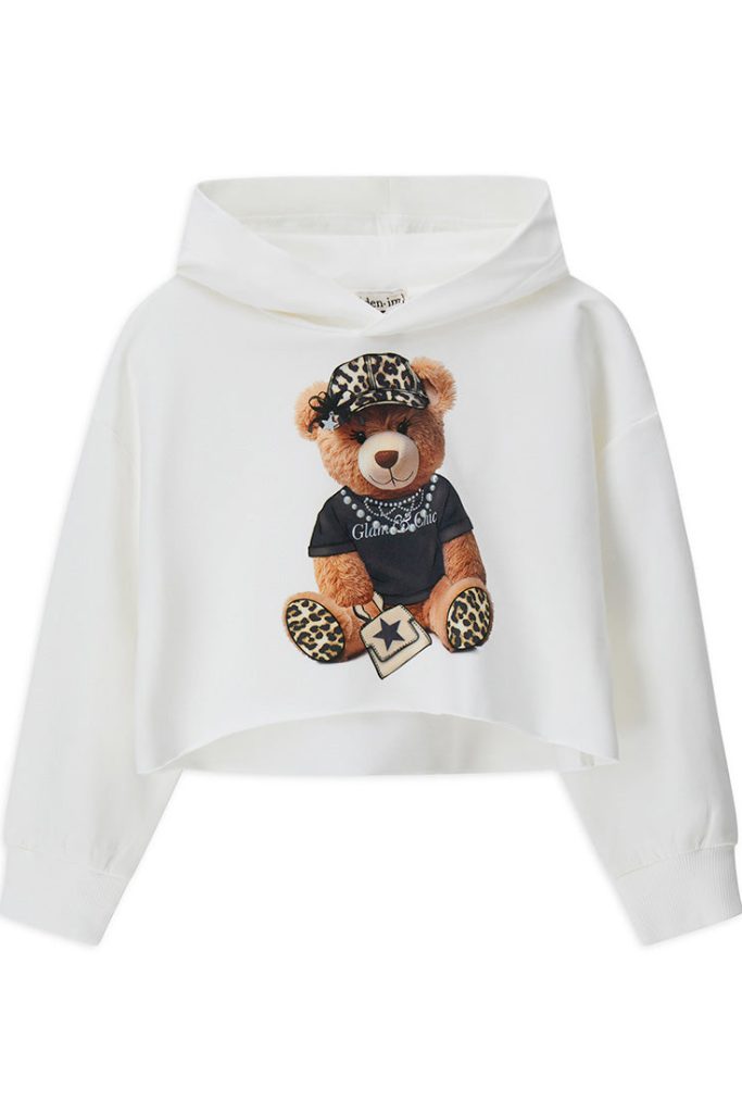 Sweat-shirt Capsule Denim Girl avec capuche Chemises et hauts fermés