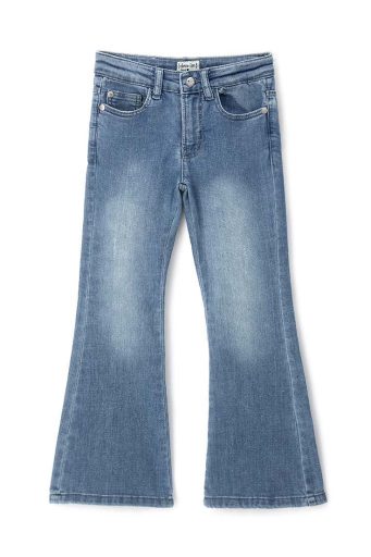 Pantalon évasé en denim pour fille