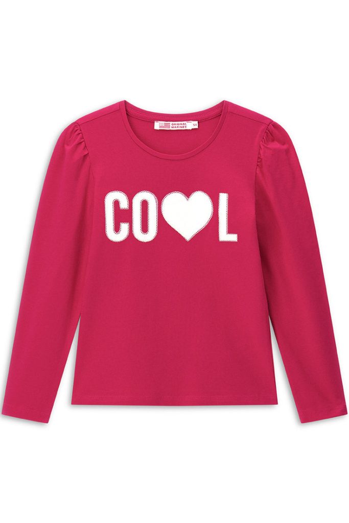 T-shirt fille « Back To School » ML Chemises et hauts 3