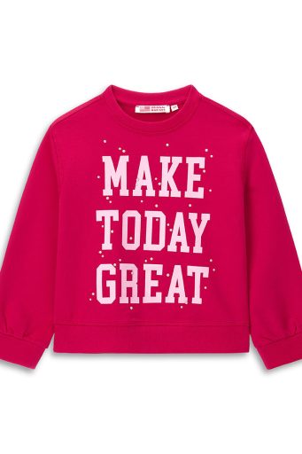 Sweat-shirt à col pour fille de la rentrée scolaire, chemises et hauts 1
