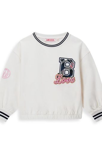 Sweat-shirt à col pour fille de la rentrée scolaire, chemises et hauts 3