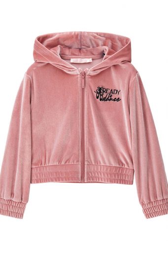 Sweat-shirt à capuche ouverte pour fille de l’académie de danse – T-shirts et hauts