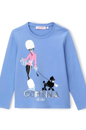 T-shirt Ski Club Girl ML Chemises et hauts 2