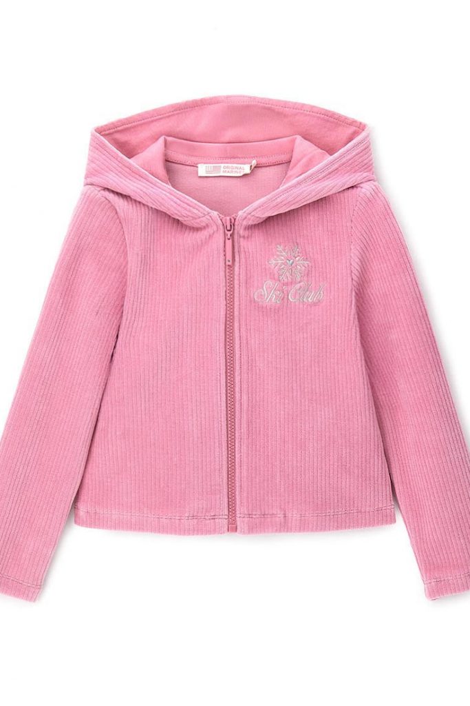 Sweat-shirt Ski Club Girl à capuche ouverte – Chemises et hauts 1