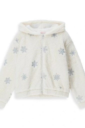 Top en fausse fourrure du club de ski