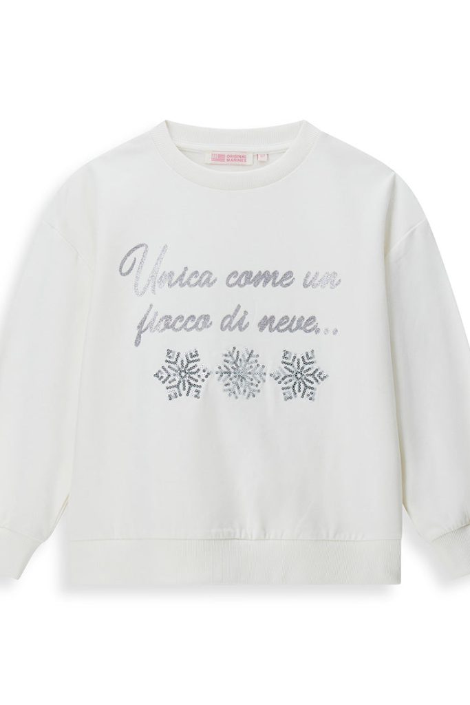 Sweat-shirt Ski Club Girl avec col, chemises et hauts 1
