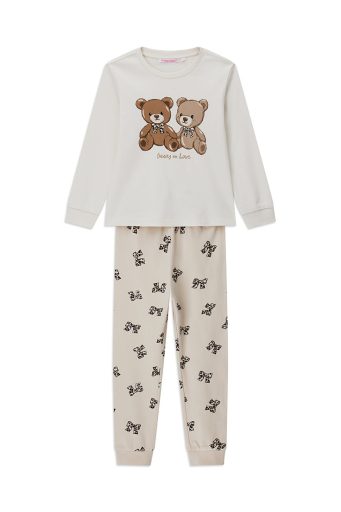 Pyjama Bonne Nuit Fille Col ML Pyjama 4