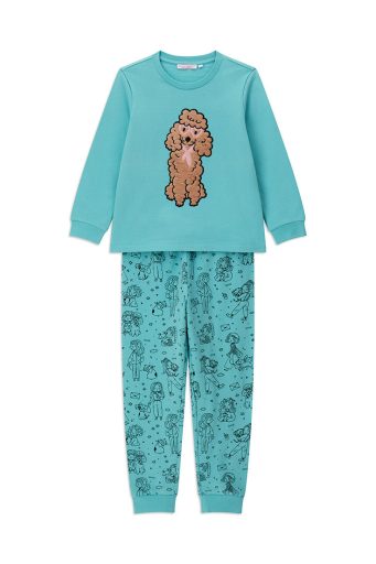 Pyjama Bonne Nuit Fille Col ML Pyjama